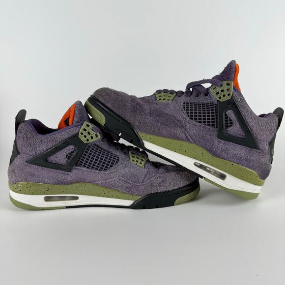 Nike Air Jordan 4 Retro Canyon Purple Sneakers Mid Women's 9 AQ9129-500 No Box - Picture 6 of 8